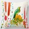 Oil Painting Floral Printing Pillowcase Home Decoration Car Sofa Decoration Pillowcase Ornament