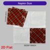20pcs Disposable Napkins with Snowflake Pattern Print for Wedding,Parties,and Daily Use for Thanksgiving Fall Christmas Table Decoration
