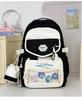 The Korean version of the schoolbag is fresh and painful, and the large-capacity female high school student campus has multiple compartments.