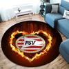 Philips Sport Vereniging Round Area Rug,Carpet Rug for Living Room Bedroom Sofa Playroom Decor,Non-slip Floor Mat