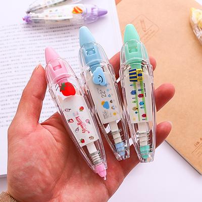 Kawaii Korrekturband Spitze Notizbuch Tagebuch Dekoration Stift Cartoon Blumiger Aufkleberband Stift Lustige Kinder Schreibwaren Für Kinder