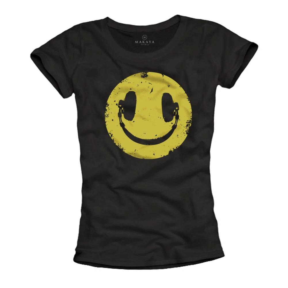 

FUNNY ELECTRO DJ WOMENS MUSIK shirt WITH HEADPHONES DESIGN - TOP CLUB GIRL TEE 4XL