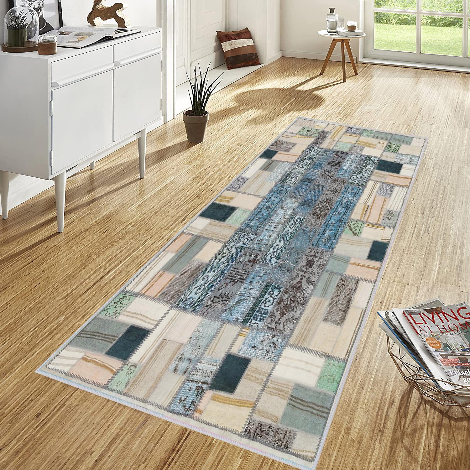 

Rovigo Home Моющийся ковер с принтом RVGHOME1728 50X80 синий