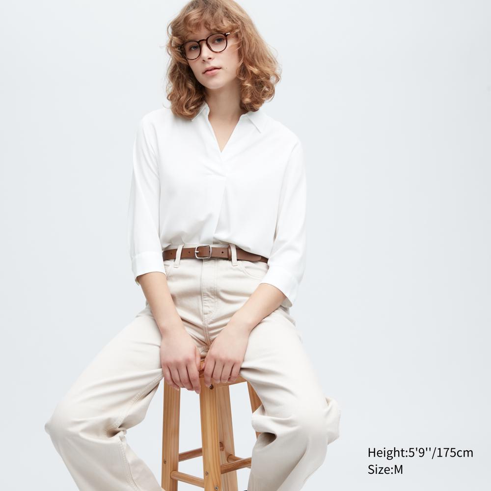 

UNIQLO Блузка с воротником-стойкой, часть 7