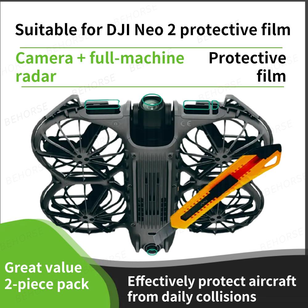 Lens Film For DJI Neo 2 Scratch-Resistant Nano Film Camera Radar Fish-Eye Protective Films For DJI Neo 2 Drone Accessories