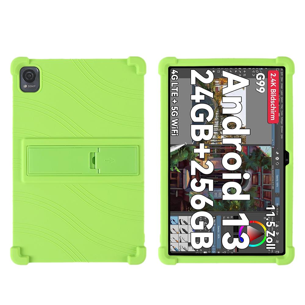 Für Blackview MEGA 1 2024 11,5-Zoll-Tablet, weiche Silikonhülle, verdickte Eckenabdeckung, stoßfeste Funda, rutschfeste Coque für Kinder