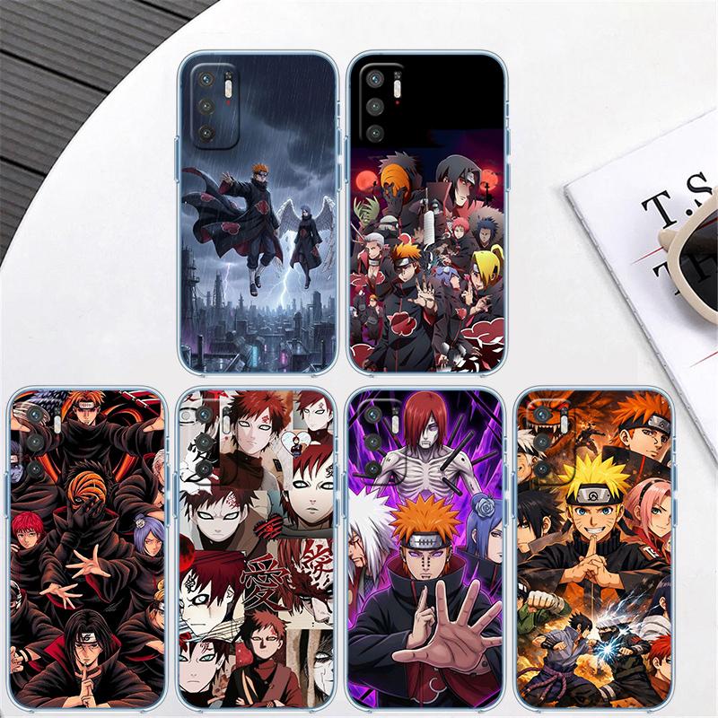 Naruto Akatsuki Transparente Handyhülle für Motorola Moto G40 G04 G05 One Ace Action Fusion + Plus Hyper Makro-Sicht Zoom