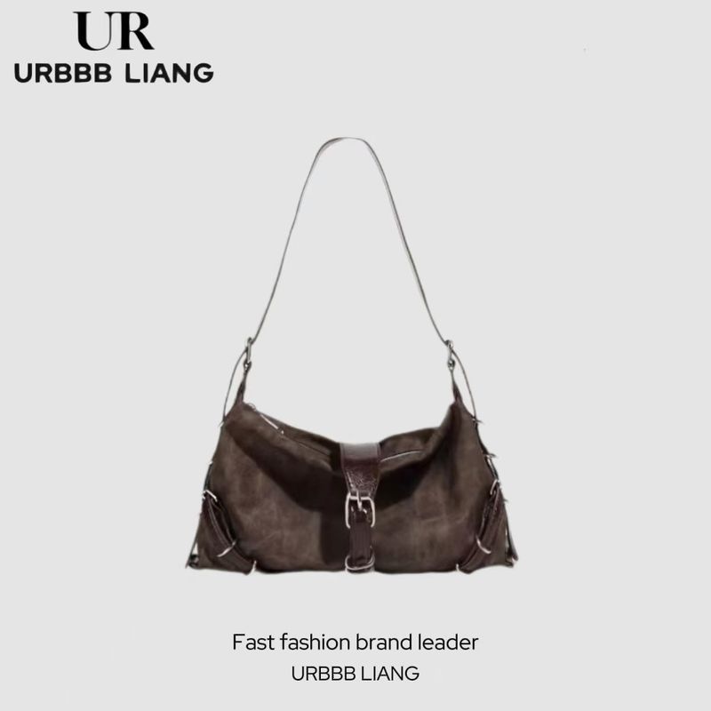 

Women s Bag 2025 New Arrival Fashion Retro Maillard Underarm Bag Women s Frosted Advanced Texture Shoulder Tote Bag Coffee Brown