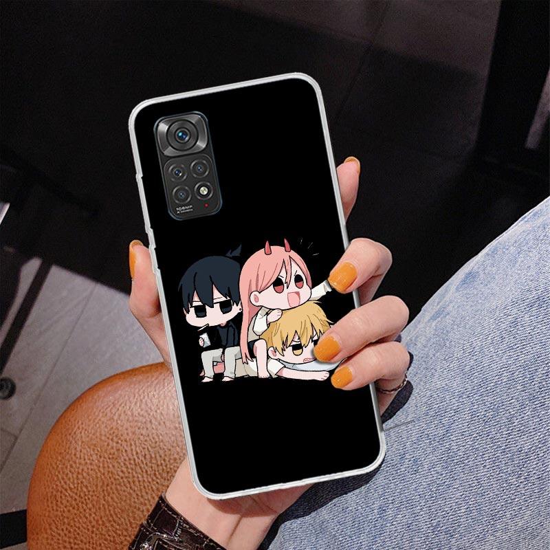 Chainsaw Cartoon Phone Case For Xiaomi Redmi Note 15 14 13 12S 12 11 Pro Plus 14S 11S 11E 10 10S 11T 5G Personalized Cover Redmi