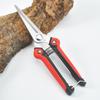 Stainless Steel Straight Head Pruning Shears for Garden, Fruit Picking, and Bonsai Trees