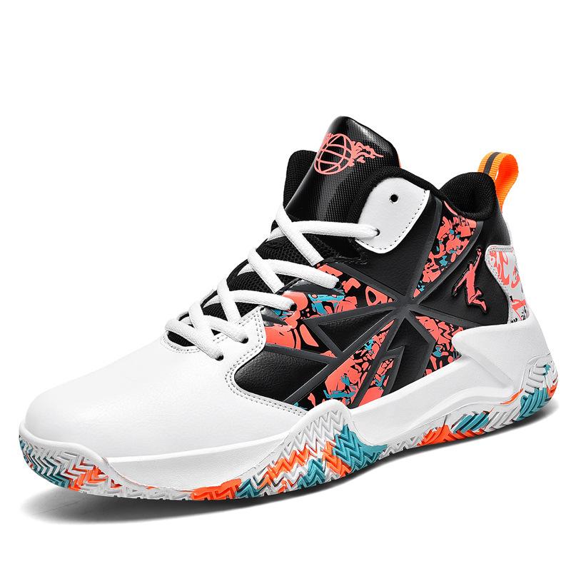 Original Design OEM Custom Students Black Green Running Basketball Sports Shoes Men Outdoor Basketball Trainers Shoes