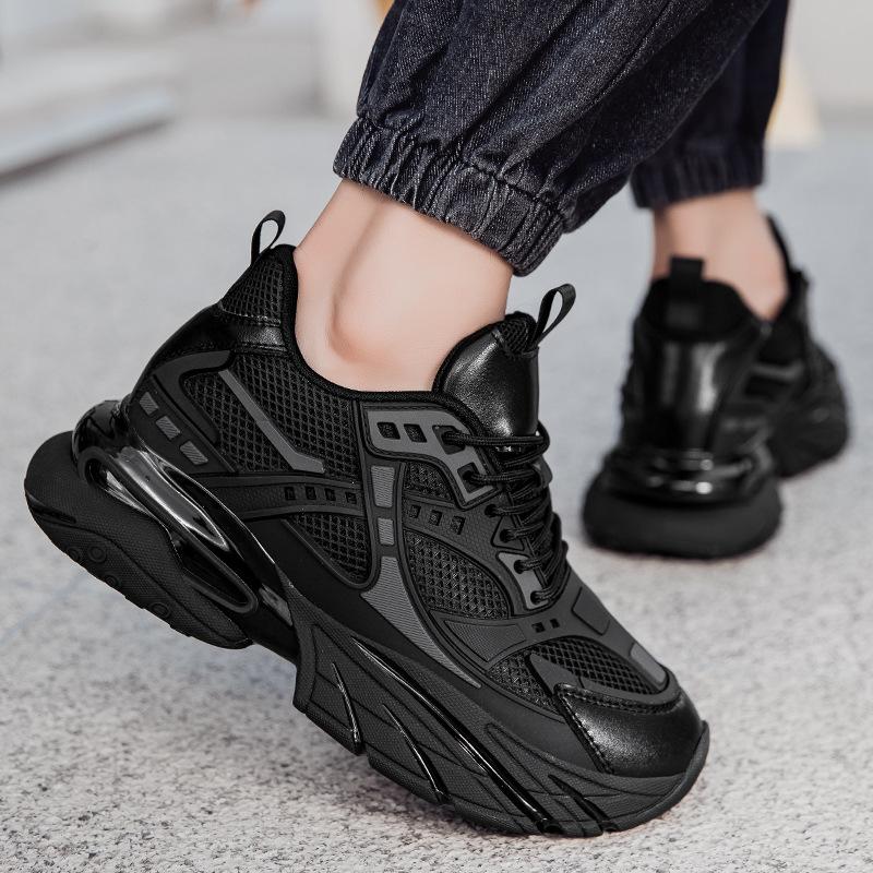 Height Increase 6.8CM Sports Shoes Men's Shoes Autumn Boys Shock Absorption Thick-soled Versatile Dad Shoes Breathable Casual Tide