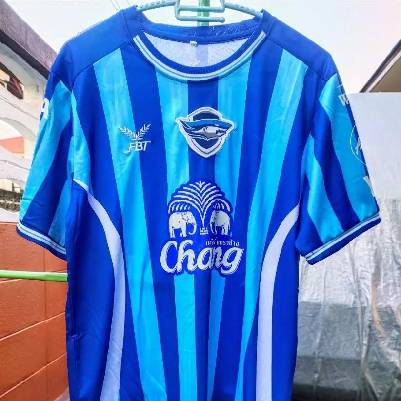 Thajská fotbalová liga, fotbalový klub FC United, dres týmu, kulatý výstřih, unisex, muži a ženy, rychleschnoucí, prodyšný, s krátkým rukávem, potisk