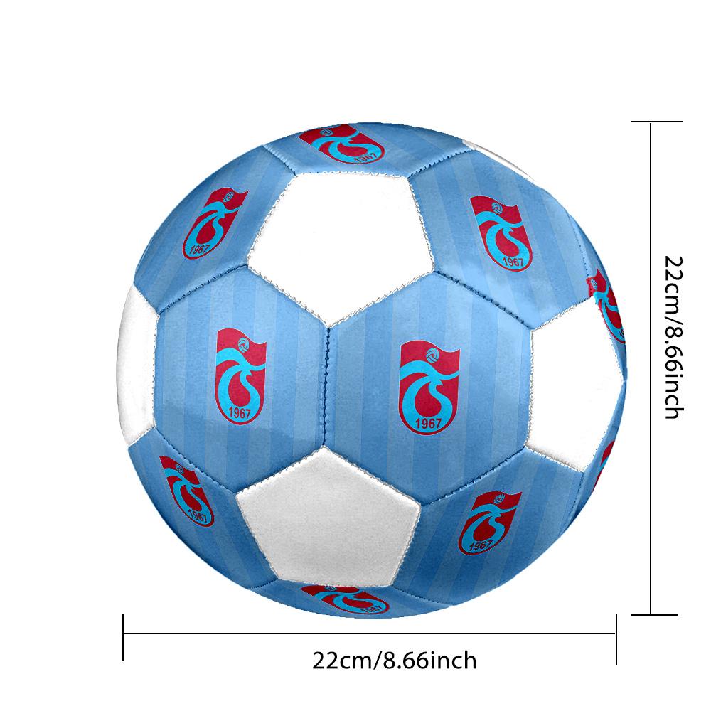 1 Stück Trabzonspor Größe 5 Fußball PrahaHallenfußball Bunt Alle Altersgruppen Maschinengenäht PVC Wettkampfbereit Langlebig Hoher Rückprall