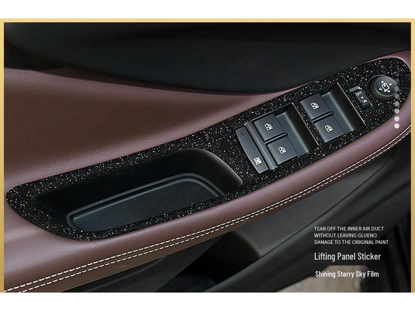 Frosted Glitter Anti-Scratch Film for Buick Envision Console Decoration