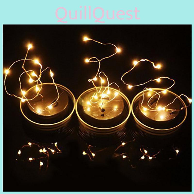 Enchanting 10led Outdoor And Indoor Solar Mason Jar Light Lids For Beautiful Weddings