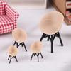 1Pc Dollhouse Miniature Simulation Balcony Rattan Chairs Furniture Model Doll House Accessories Decoration Toy