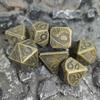 Jazon RPG Dice Set of 7 Metal Dice