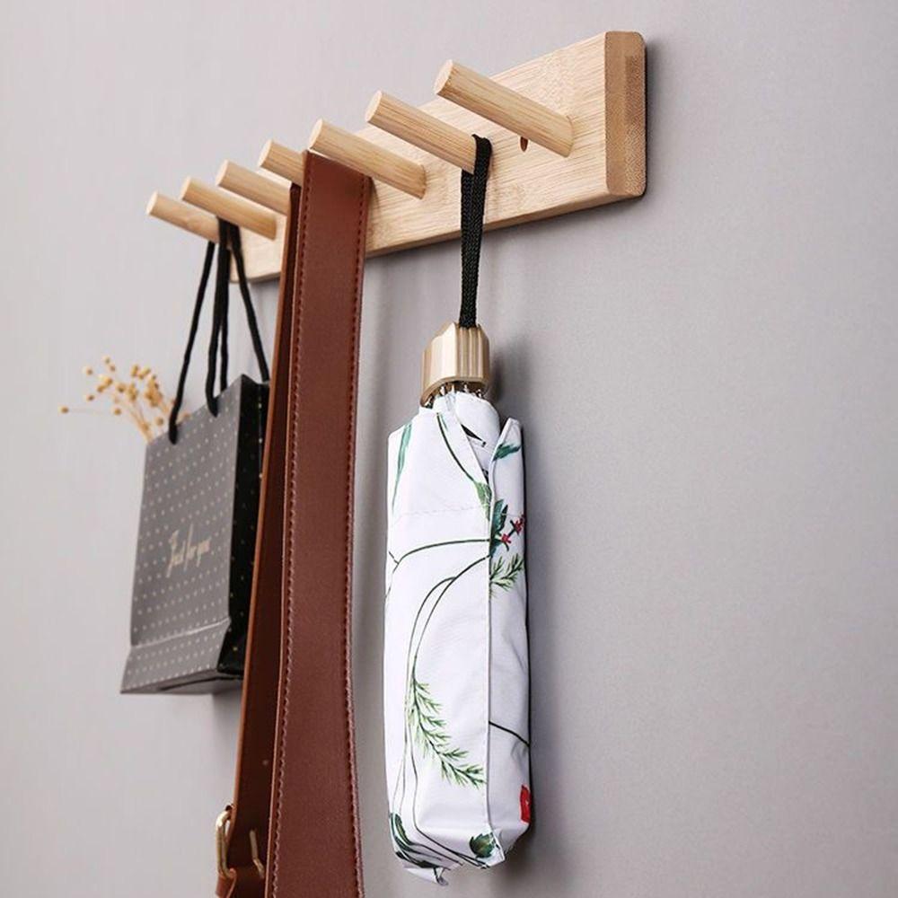 4/5/6/7 Hooks Decorative Hook Wall Mounted Door Back Clothes Hook  Housewarming Gift