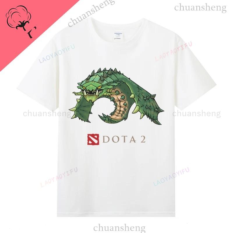 Dota2 Gaming TShirt Game Hero Printed Tshirt Top Shadow Fiend Pudge Axe Slardar Sven Wraith King Cent Phoenix Unisex Clothing
