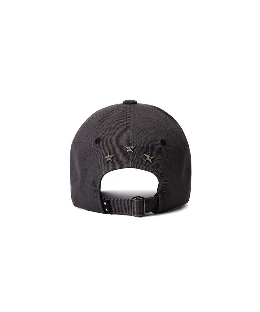 Aleussi Star Washed Ball Cap [Black]