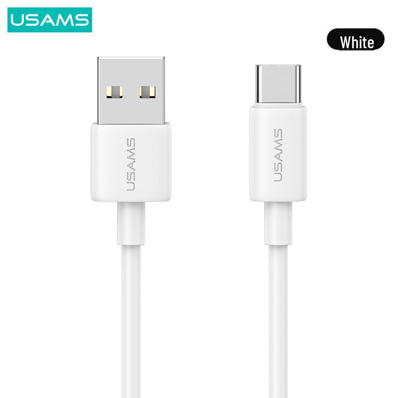 USAMS Nylon PD USB-C To USB-C Cable, 60W/100W, 5A Fast Charging