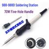 936/969 Electric Soldering Iron Handle with 5-Pin/7-Hole Accessories for Repair and Welding