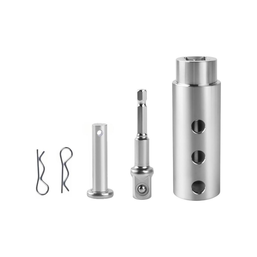 Precision CNC Machined Trailer Jack Piston Drill Bit Adapter for RV Construction