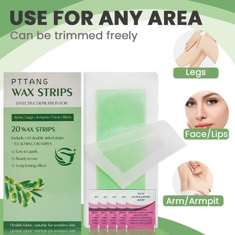Arms Legs General Purpose Safe Non-Irritating Body Wax Hair Removal Papers