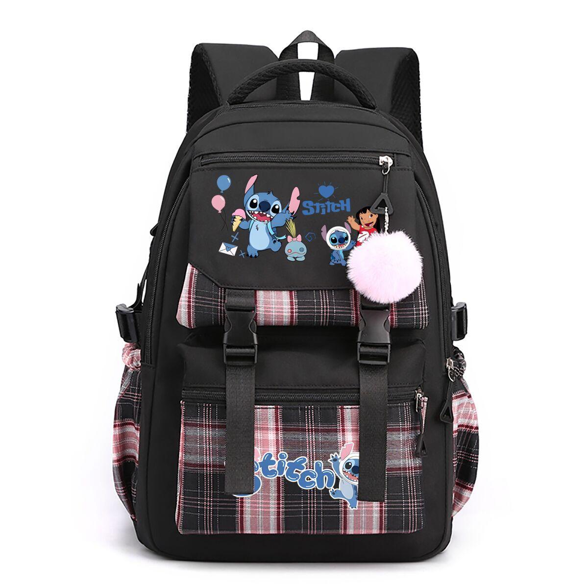 Anime Cartoon Print Large-Capacity Backpack Campus Boys And Girls School Bags no specification