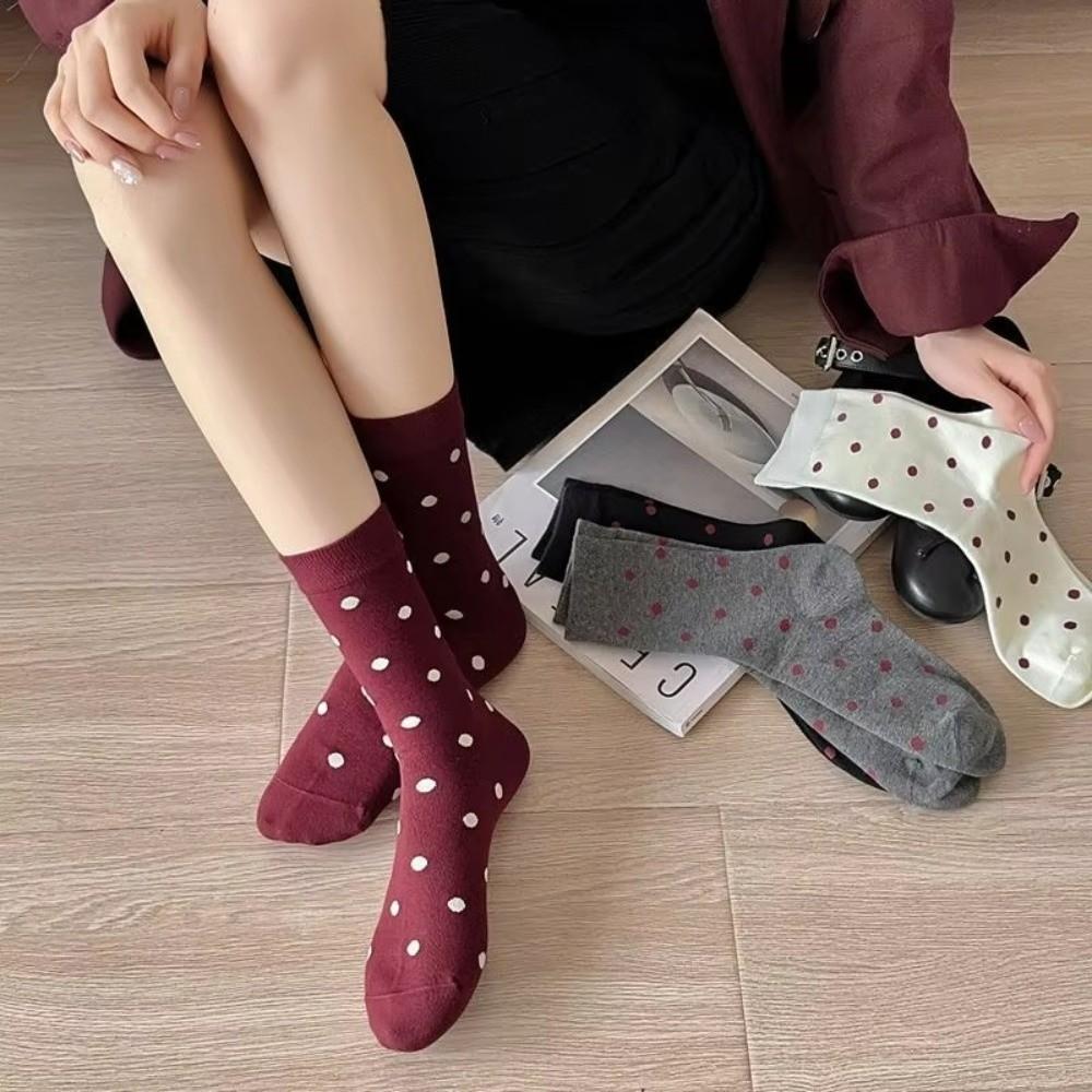 Cotton Women Socks Harajuku Vintage Long Socks Cute Snow Boot Socks Autumn Winter