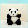 Adorable Realistic Panda Plush Toy Soft Stuffed Animal Doll For Gift And Cuddling