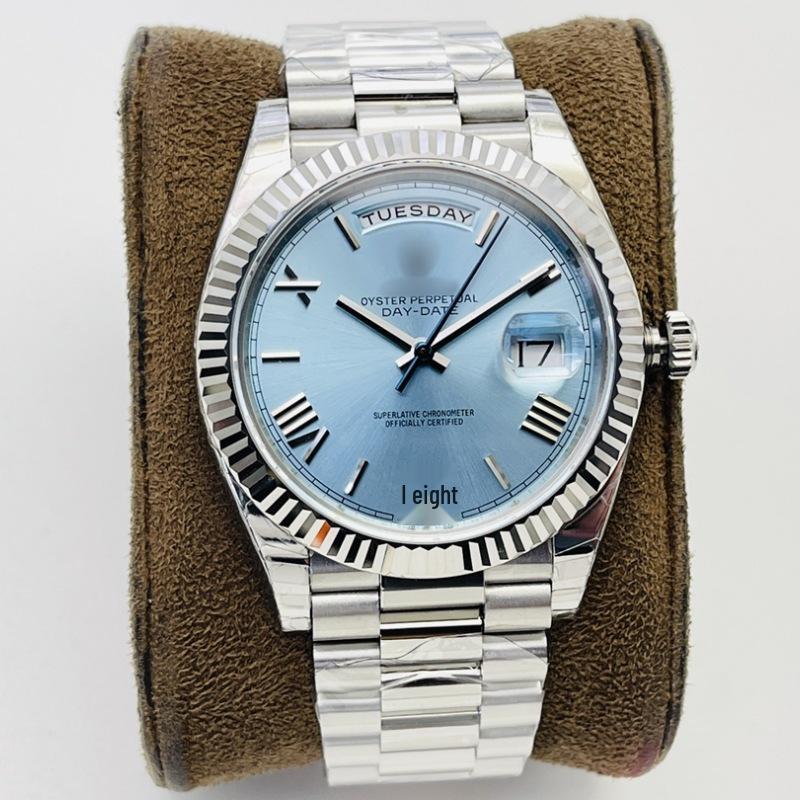 AR მამაკაცის ავტომატური მექანიკური იახტის საათი - Water Ghost სერია, კვირის ლოგი, პანდას ციფერბლატი