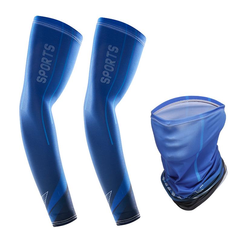 Cycling Ice Sleeves for Men Summer Sports Ultraviolet-proof Cuff Driving Sun Protection Arm Sleeves Hiking Colorful Fishing