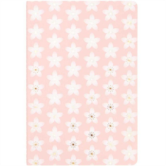 Notebooks - RICO DESIGN - Sakura - Pink and Black - 14.5 X 21 Cm - Single Line Ruling