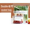 ZISIZ Double-Ribbed Self-Sealing Food Storage Bags