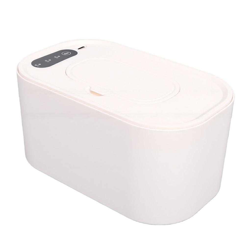 Baby Wet Wipes Warmer Dispenser Top Heating Wipe Warmer Holder Holds 80 Wipes with 3 Indicator Lights