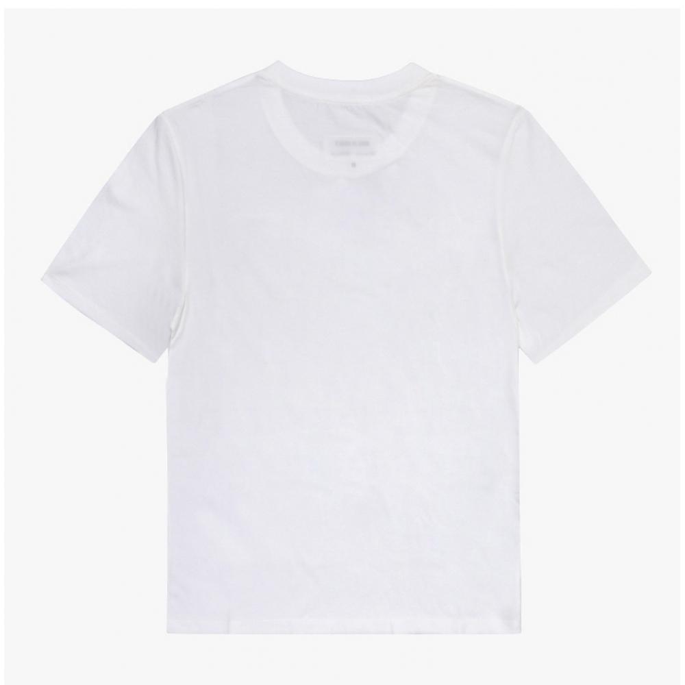 MaiSon Margiela S52gc0336 M20048 101 Mm6 Numbering Logo Patch Women S Short Sleeve Tee