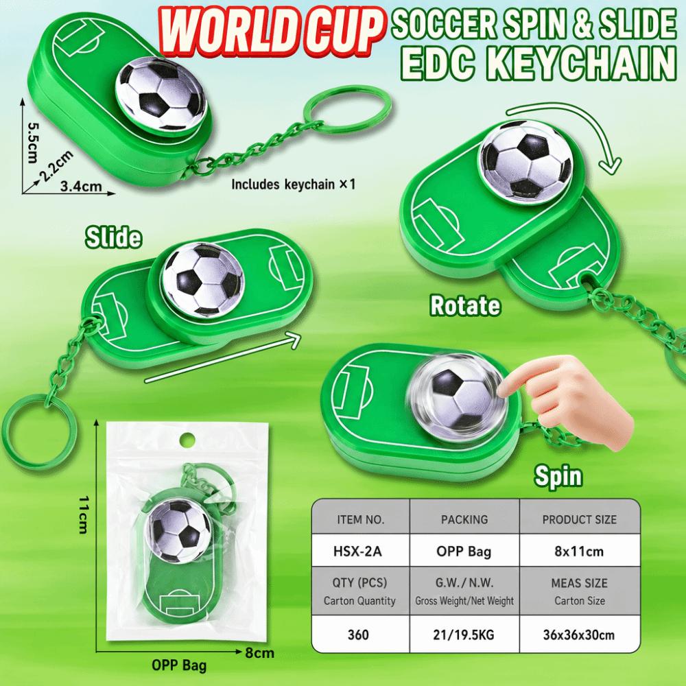 Rotating Football Fidget Slider Keychain Stress Relief Football Key Chain Toy  Boyfriend Gift Ordinary
