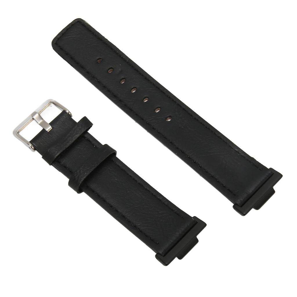 Leather Smartwatch Strap Comfortable Replacement Smartwatch Band Wristband for Watch FIT 2