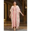 New Arrival Middle East Embroidery Stitching Satin Fake Two-Piece Dress Embroidered Fake Two Dresses