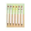 Set of 6 Cute Duck Ballpoint Pens, Black Ink, 0.5mm Fine Tip, Neutral Ink Pens, Stationery for Kids, School Supplies, Gifts for Students, Birthdays,