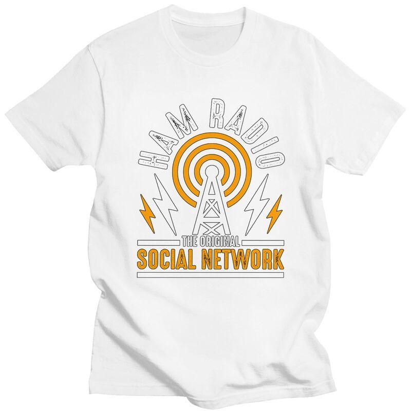 Custom Licensed Ham Retro Radio Operator Tshirts for Men Short Sleeve Casual T Shirt Cool Tshirt Pure Cotton Tee Gift