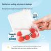Disposable Rectangular Clear Plastic Lunch Boxes with Lids