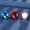 Autumn Jewelry Copper Bottom Gold-Plated Simulation Corundum Black Gold Ring 18 * 20