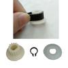 Reliable Drive Gears Set 15 Teeth Bread Maker Pulleys Plastic Material Long Lasting Gear Motor Suitable for Bread Maker
