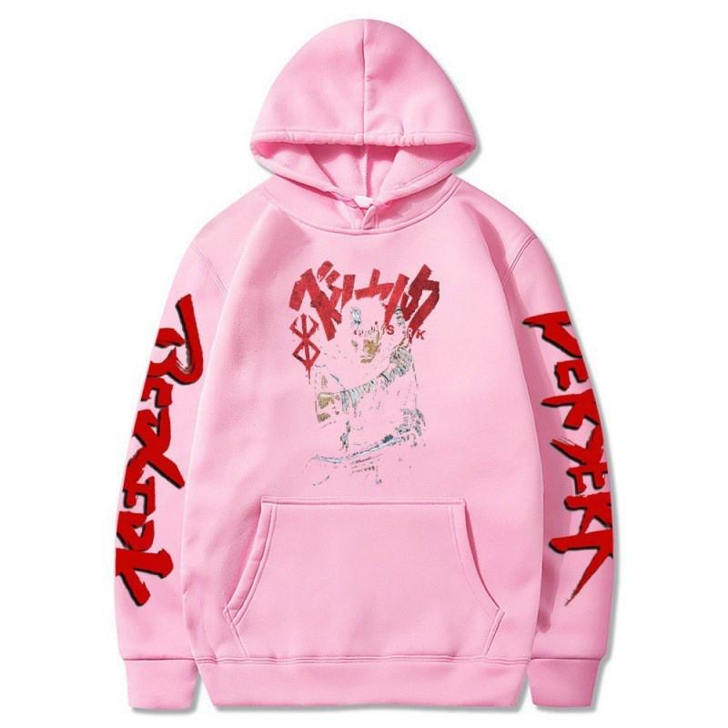 Griffith Berserk Anime Hoodie Unisex Casual Long Sleeve Pullover Sweatshirt With Printed Design