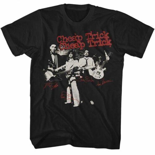 Cheap Trick Signature Black Cotton Unisex T-Shirt M