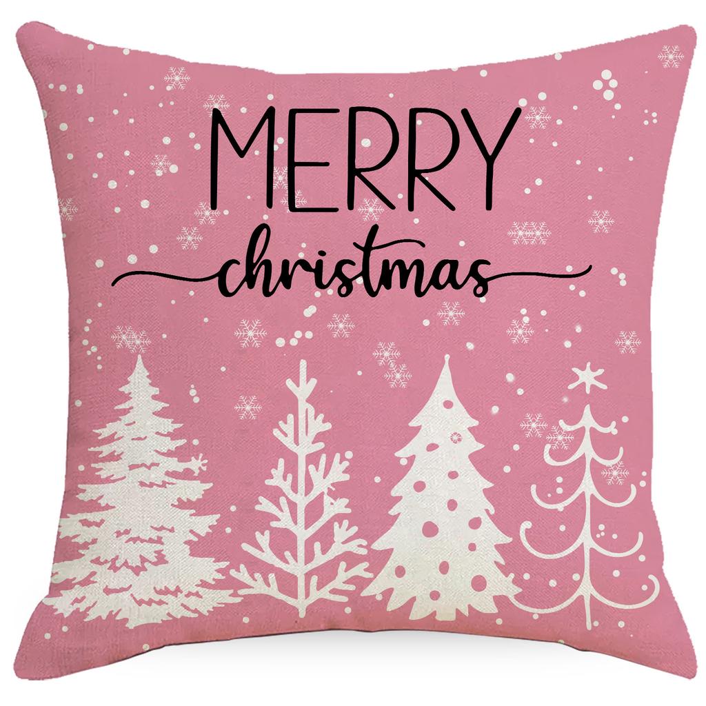 New Home Christmas Pillow Case Decoration Sofa Living Room Cushion Cushion Linen