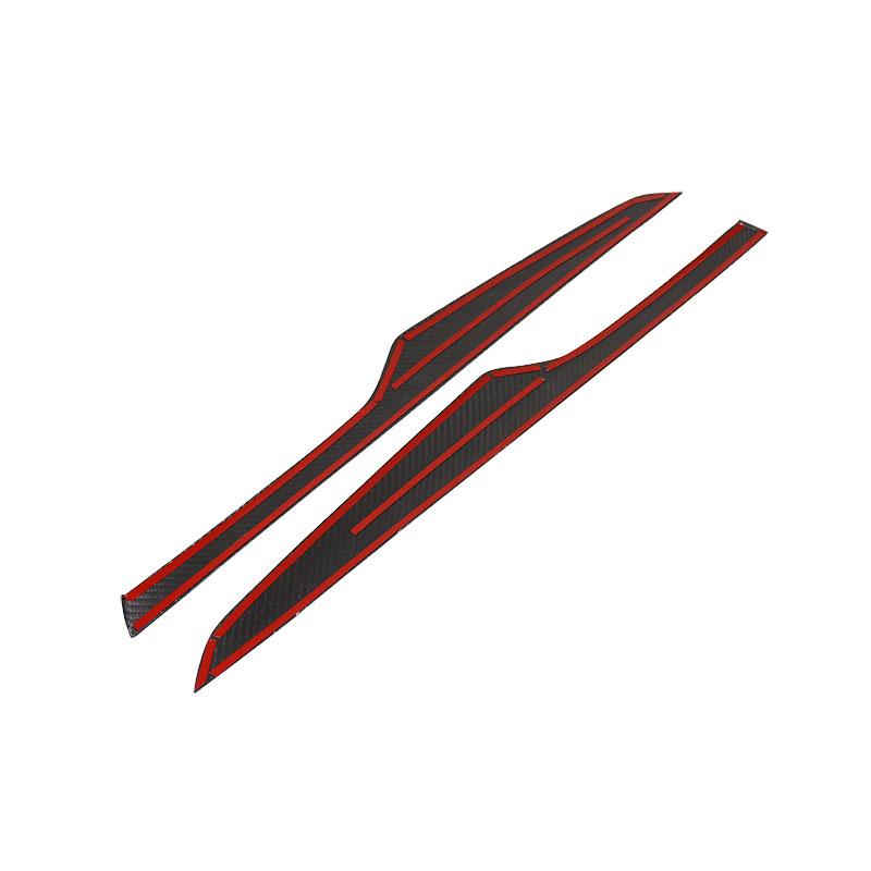 For BMW X5 F15 2014 2015 2016 2017 2018 Car Styling Carbon Fiber Interior Accessories Auto Door Panel Decoration Trim Sticker